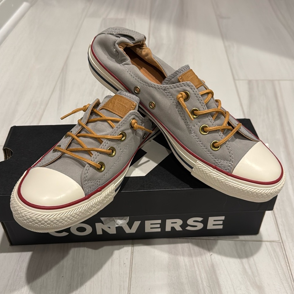 Converse Chuck Taylor All Star Shoreline Slip Shoes-gray leather